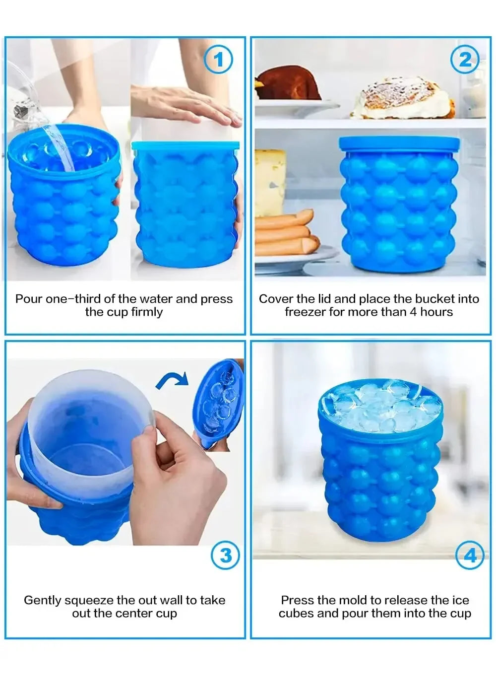 Silicone Ice Cube Maker